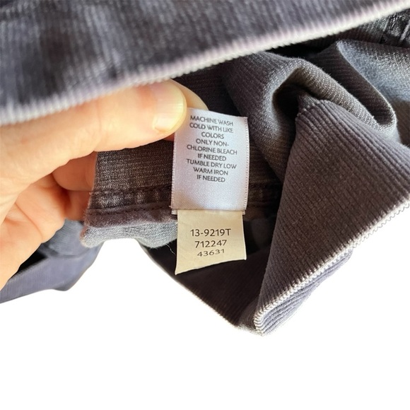 J. Jill Women’s Purple Corduroy Utility Barn Chore Stretch Jacket - Picture 6 of 12